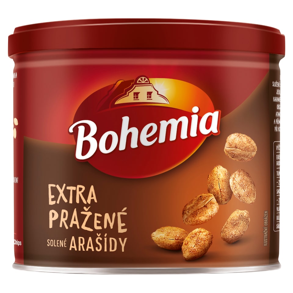 Bohemia Extra pražené solené arašídy 135g