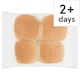 image 1 of Tesco White Large Baps 4 Pack