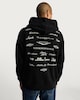image 3 of Chevrolet Oversized Slogan Hoodie in Black