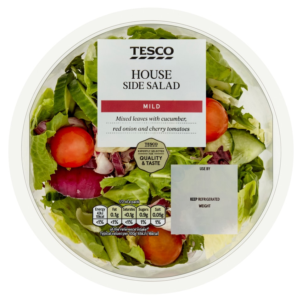 Tesco House Side Salad 130G