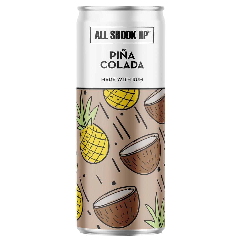 image 1 of All Shook Up Premium Cocktail - Pina Colada 250ml