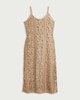 image 4 of F&F Knitted Floral Beach Midi Dress in Gold