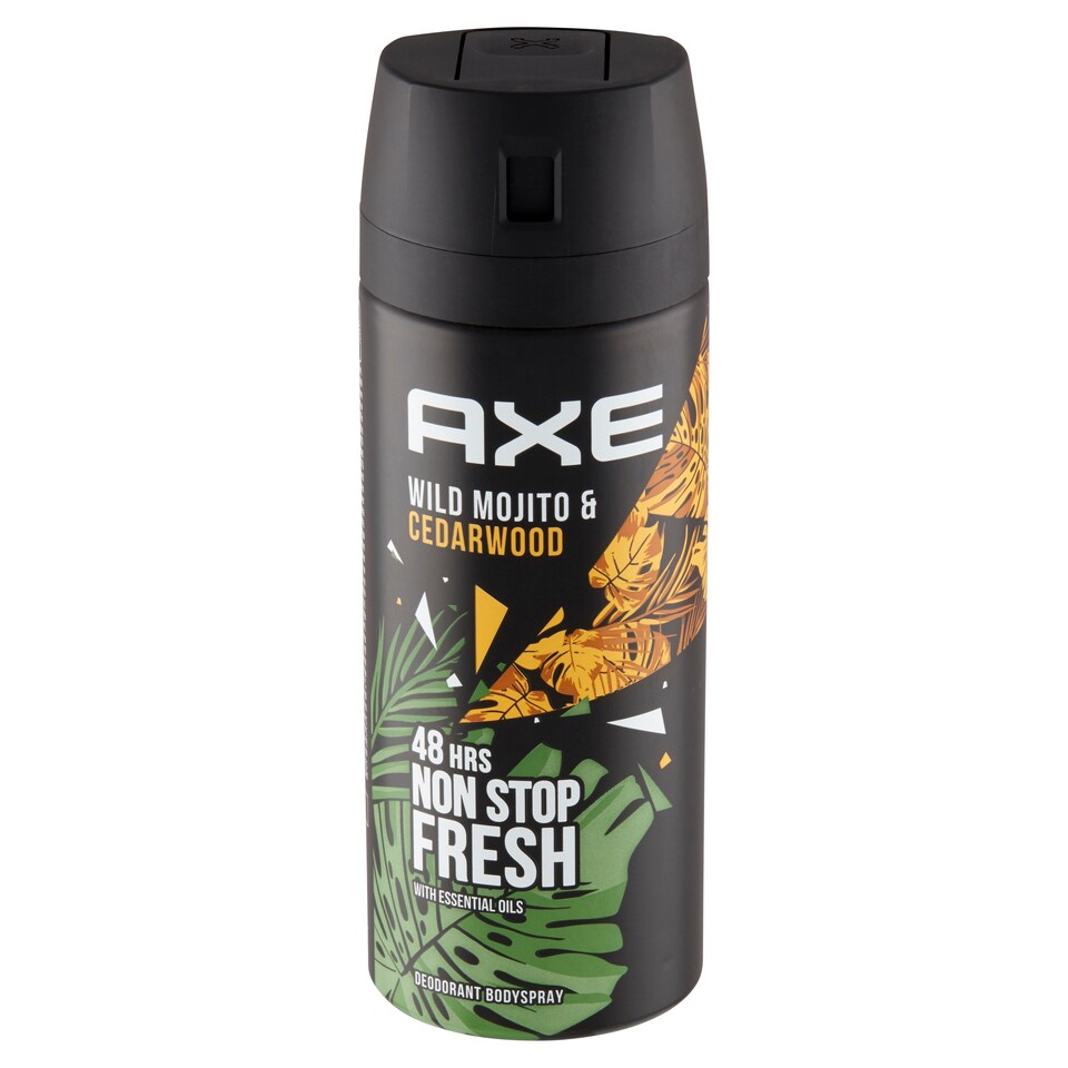 Axe Wild Green Mojito & Cedarwood Deodorant Spray for Men 150ml