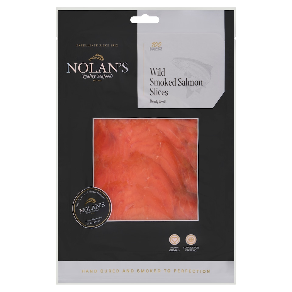 Nolans Wild Alaskan Smoked Salmon 100G