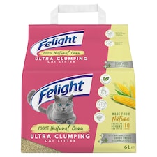 Felight Natural Corn Ultra Clumping Cat Litter 6L