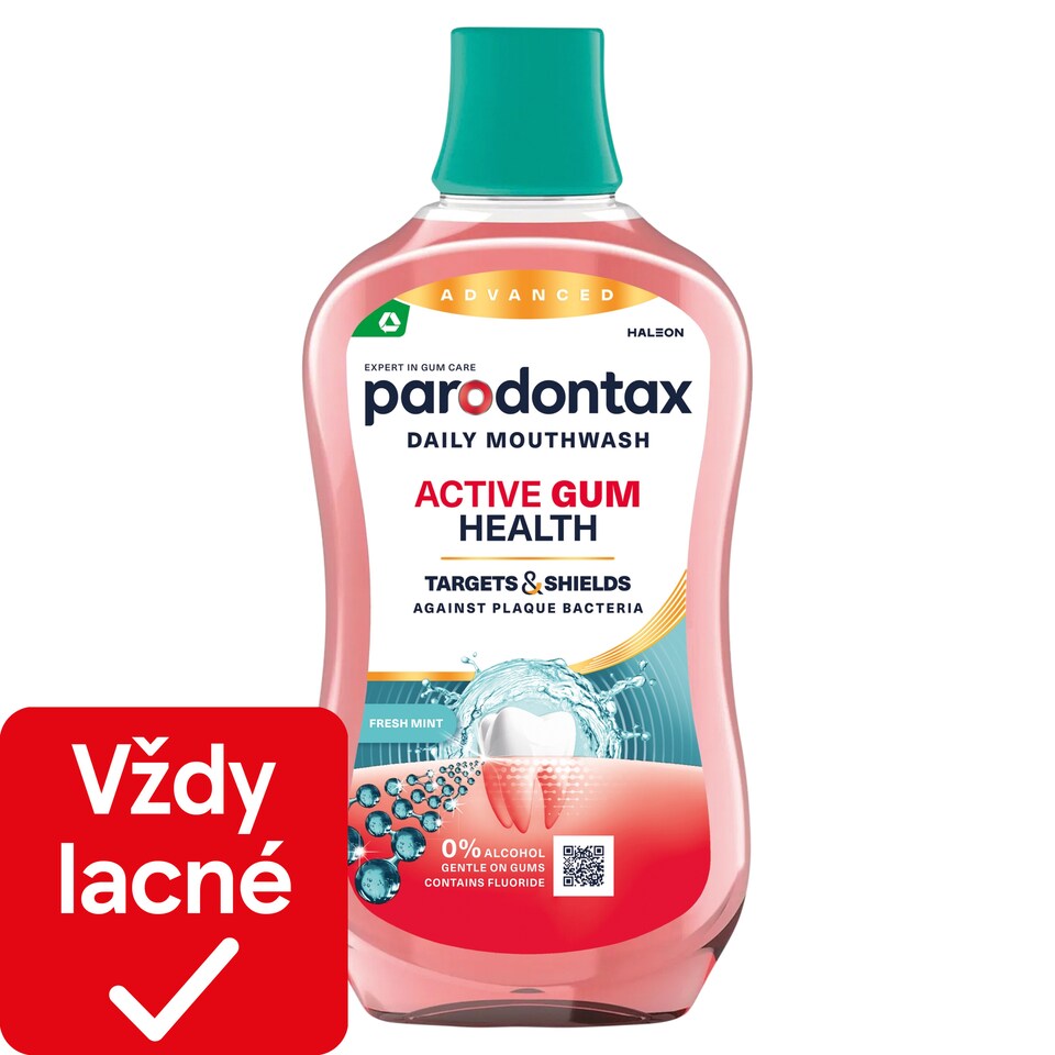 Parodontax Active Gum Health Fresh Mint ústna voda 500 ml