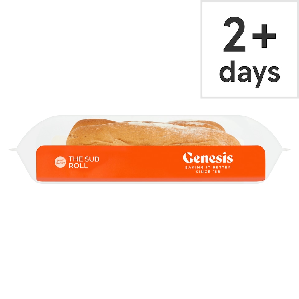 Genesis Crafty White Sub Rolls 3 Pack