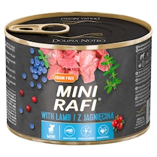 Rafi Mini bárányos kutya konzerv 185 g