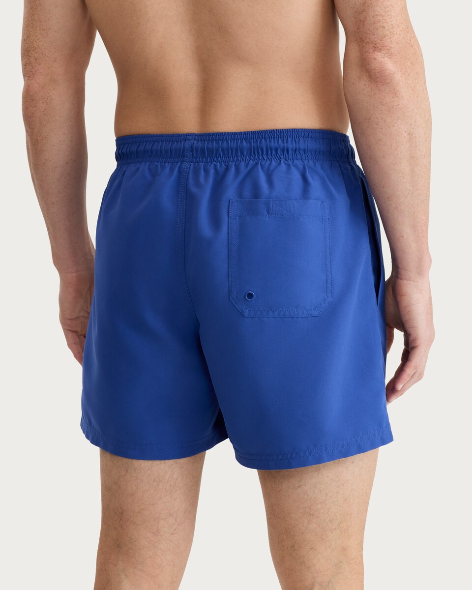 image 1 of F&F Drawstring Lined Swim Shorts in Blue