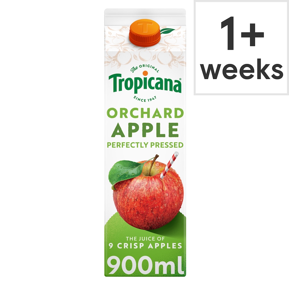Tropicana Pressed Apple Juice 900Ml