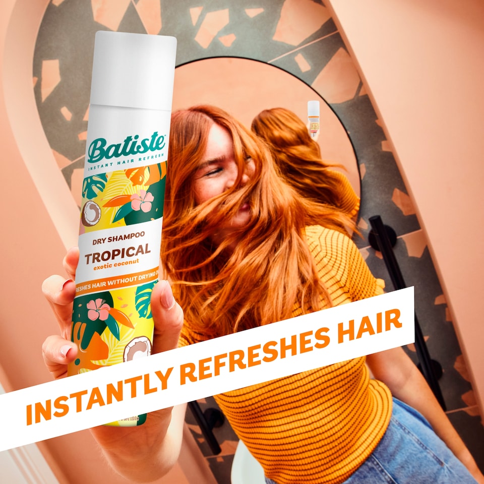 image 1 of Batiste Tropical Dry Shampoo 350ml