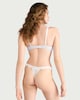 image 4 of F&F 2-Pack Lace Trim Ribbed Wired T-Shirt Bras in Grey