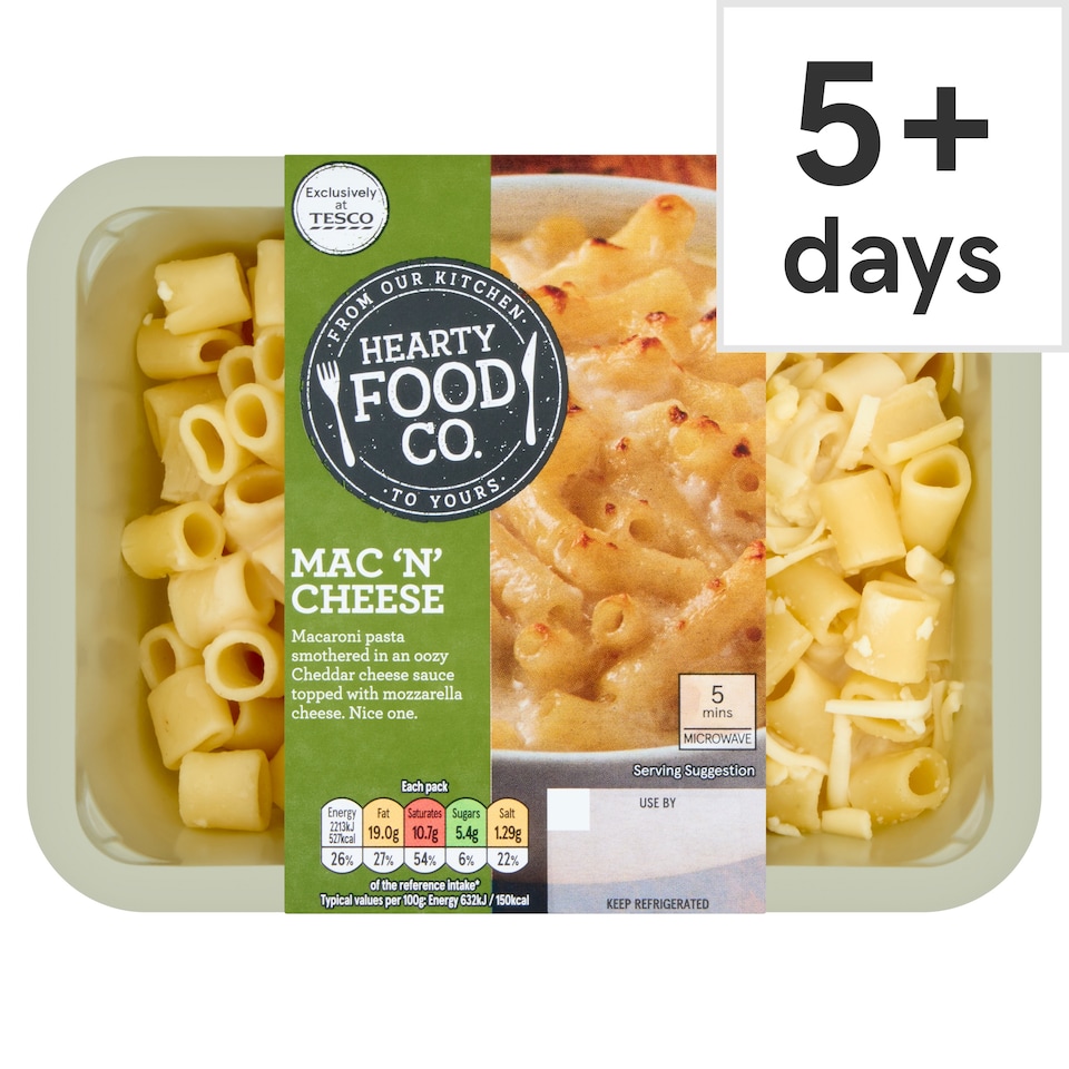  Hearty Food Co Mac 'N' Cheese 350g