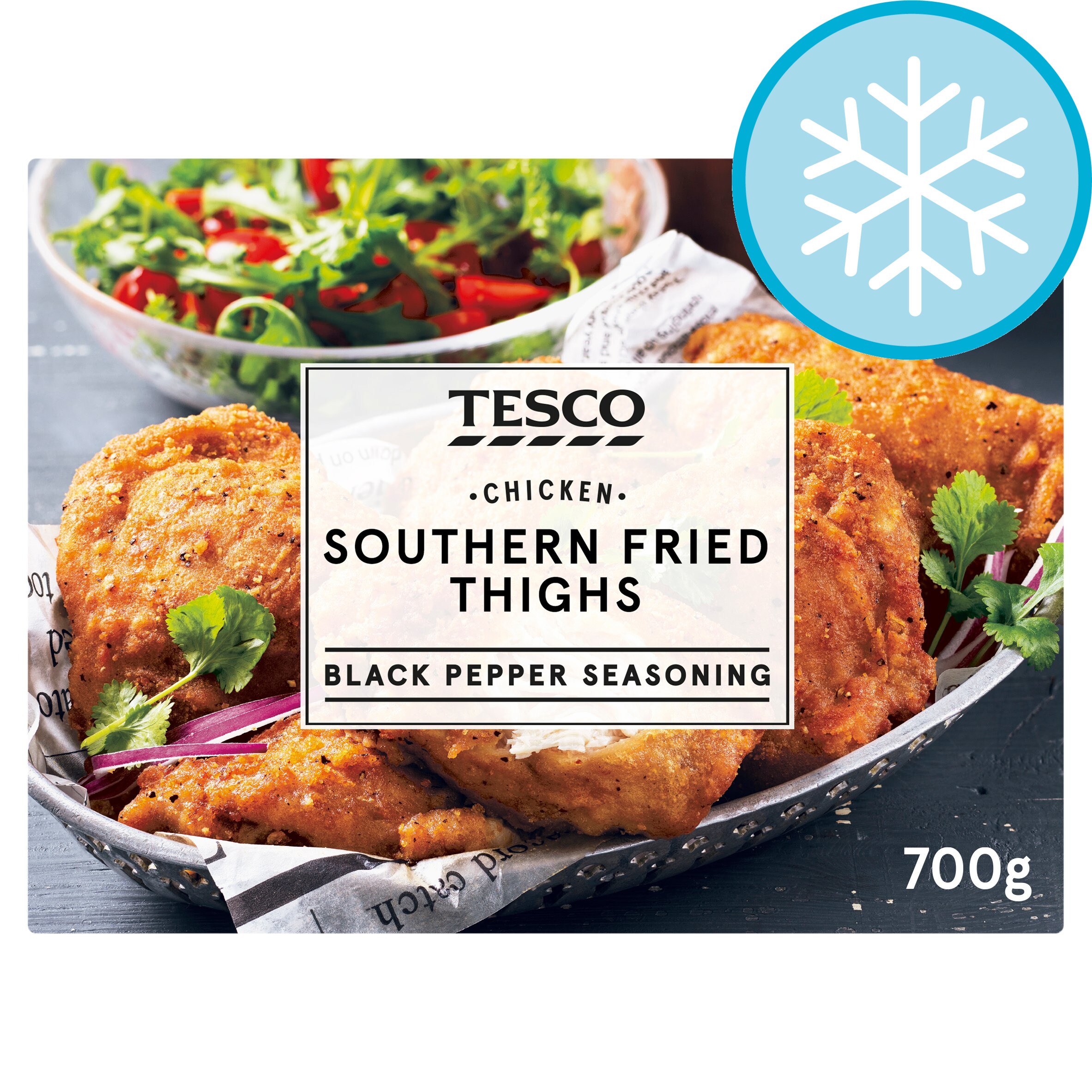 Calories in Tesco Southern Fried Chicken Thighs Chumster