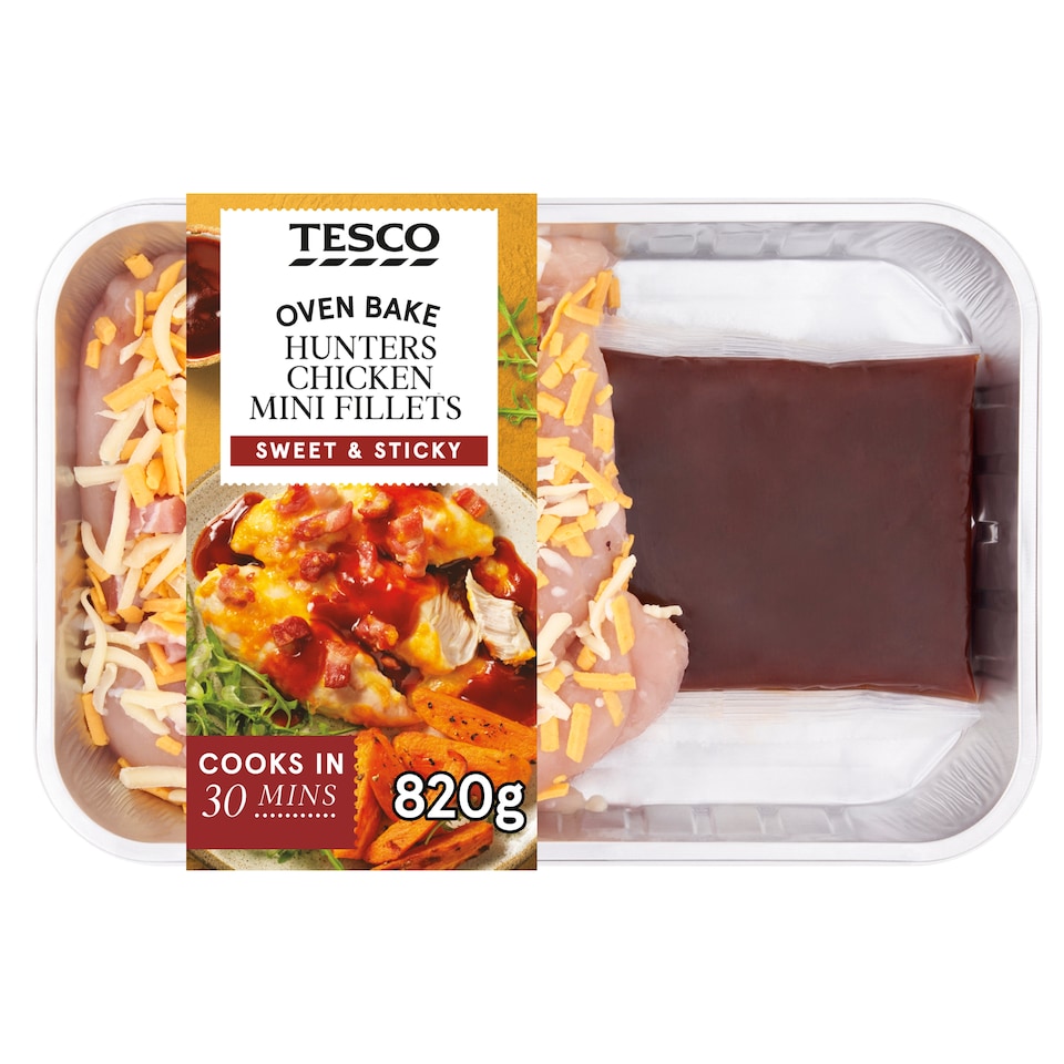 Tesco Hunters Chicken Mini Fillets 820g