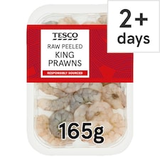 Tesco Raw King Prawns 165g