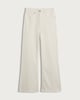 image 4 of F&F High Rise Flared Jeans in Ecru
