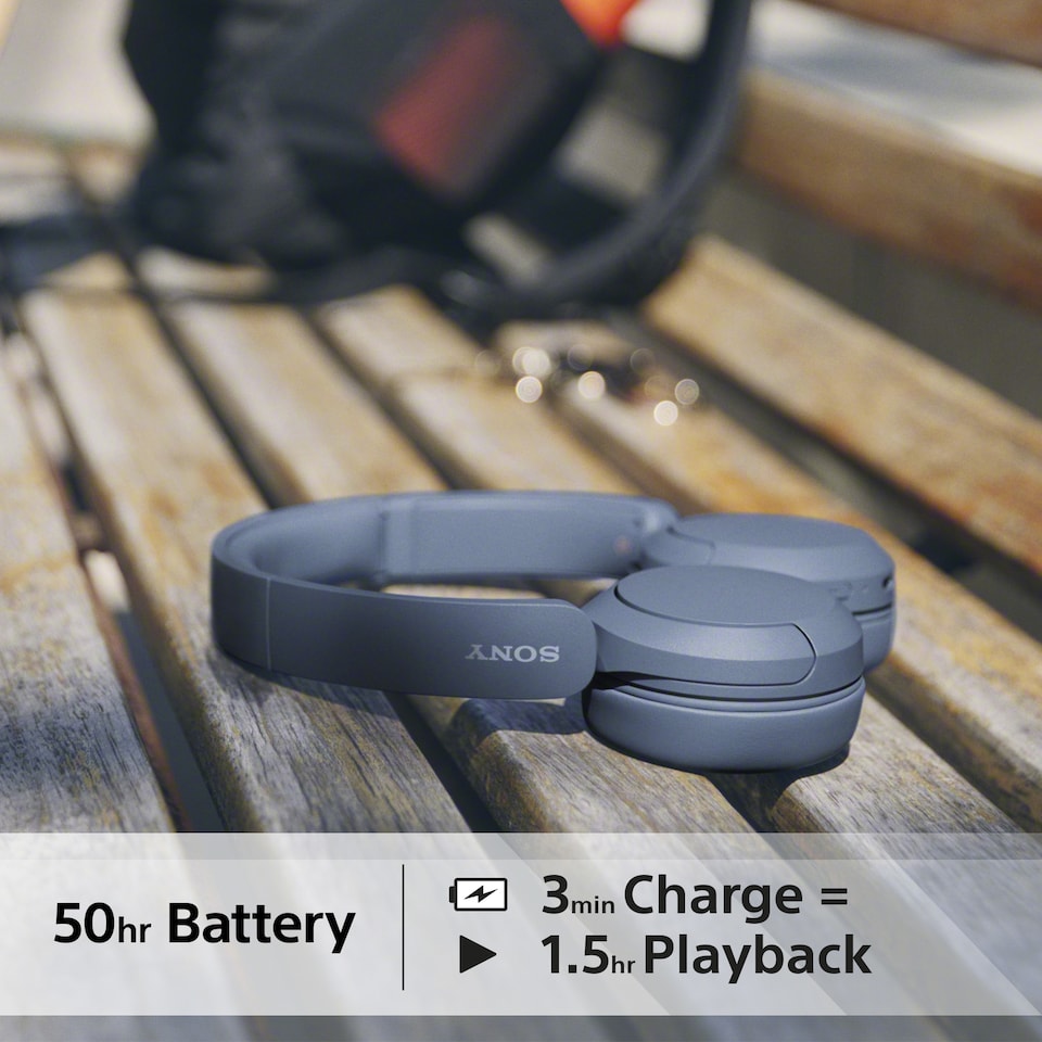 image 1 of Sony WH-CH520 Wireless Bluetooth On Ear Headphones White