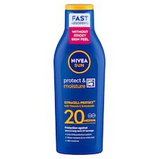 Nivea Sun Protect & Moisture Hydratační mléko na opalování OF 20 200ml