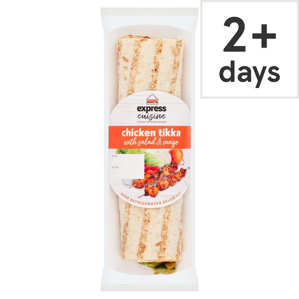 Express Cuisine Chicken Tikka Masala Wrap 220G