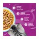 image 3 of WHISKAS 1+ Aromatic Seafood Delight Selection Wet Cat Food Pouches in Gravy 12x85g