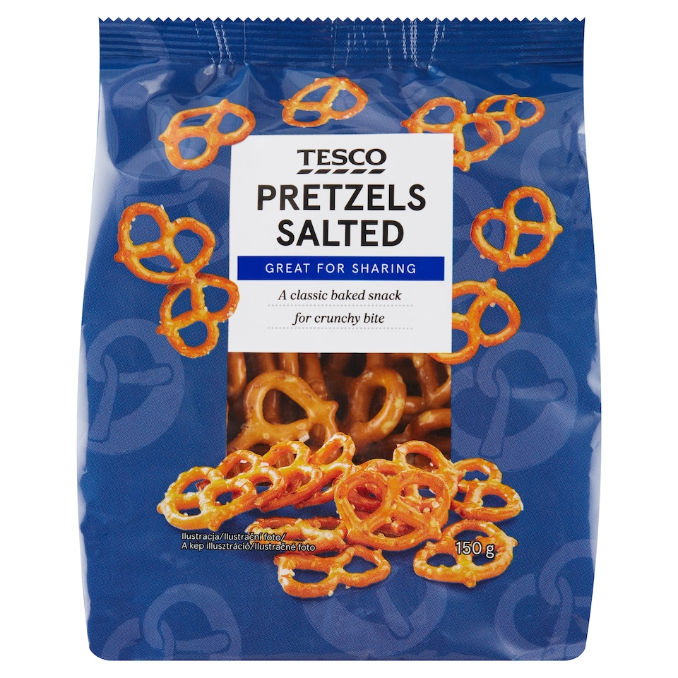 Tesco Pretzels Salted 150g