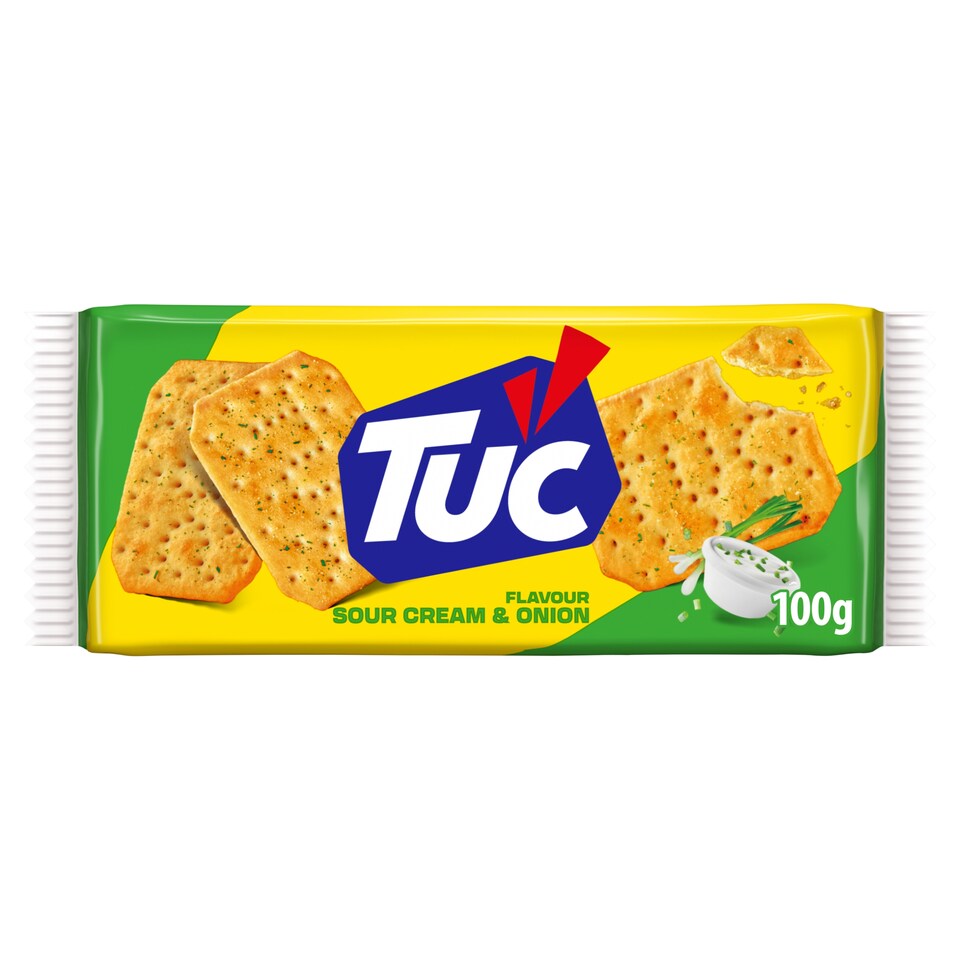 Tuc Sour Cream-Onion Flavour Cracker 100 g