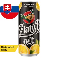 Zlatý Bažant Radler 0,0% Tmavý citrón plechovka 500 ml