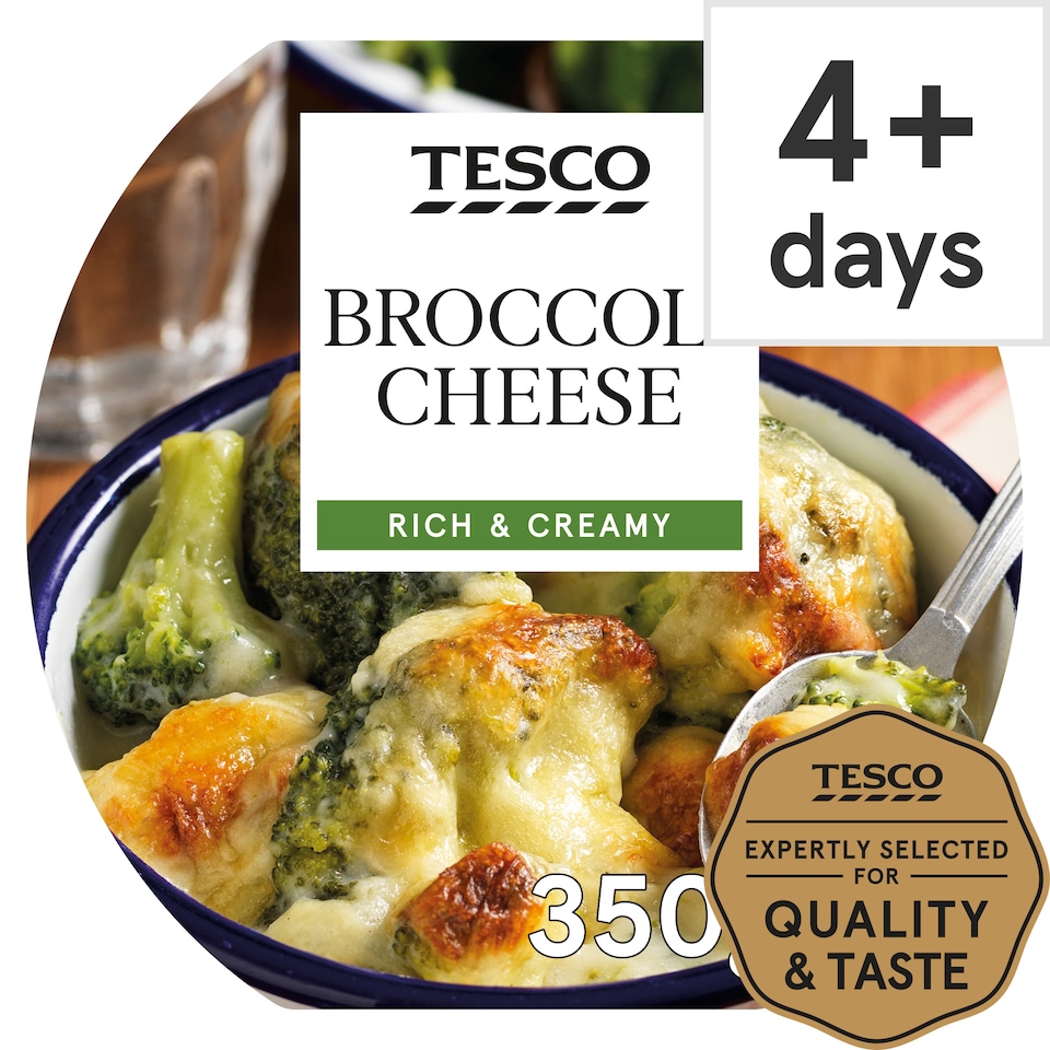 Tesco Broccoli Cheese 350G