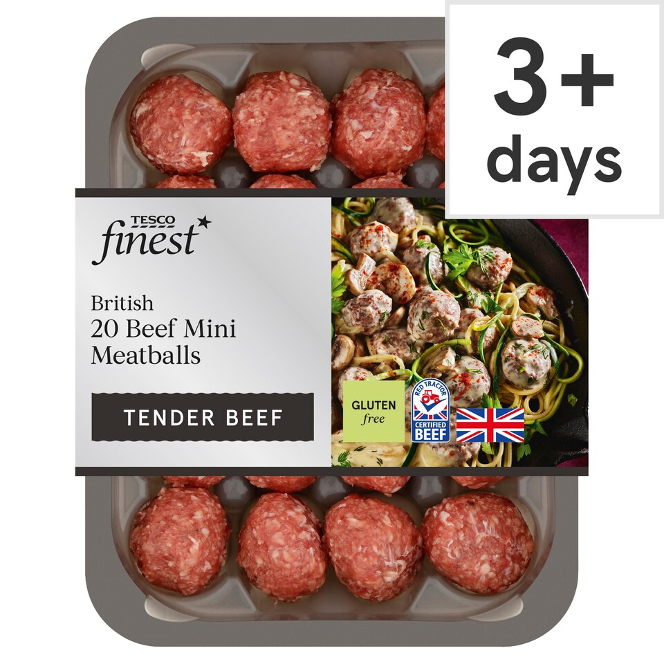 Tesco Finest 20 Mini Meatballs 336g Tesco Groceries