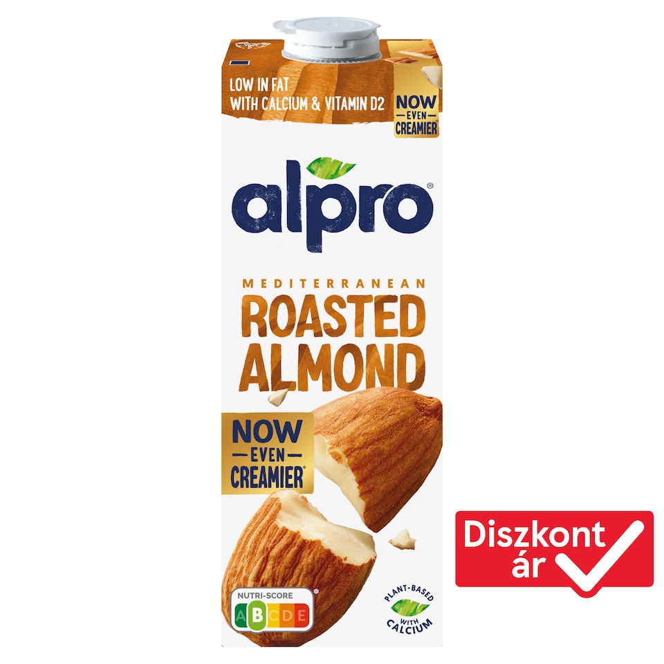 Alpro Non-Fat Almond Drink with Added Calcium and Vitamins 1 l