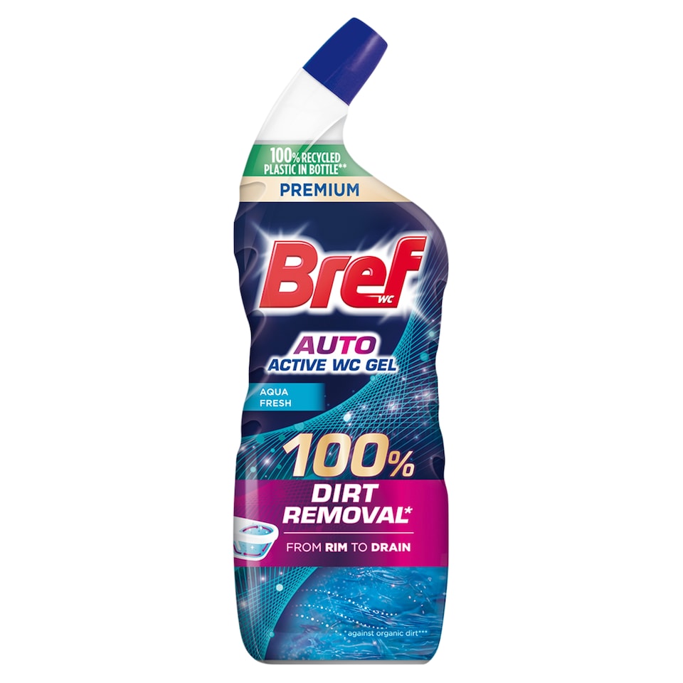Bref Auto Active Gel Aqua Fresh WC čistič 750ml