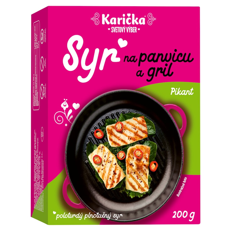 image 1 of Karička Frying Pan and Grill Cheese Halloumi Spicy 200 g