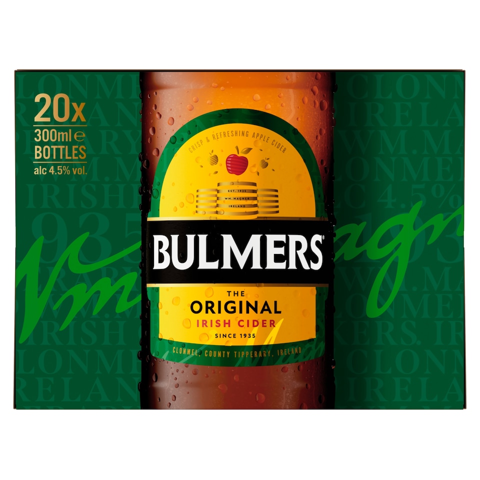 Bulmers 20 Pack X 300Ml Bottle