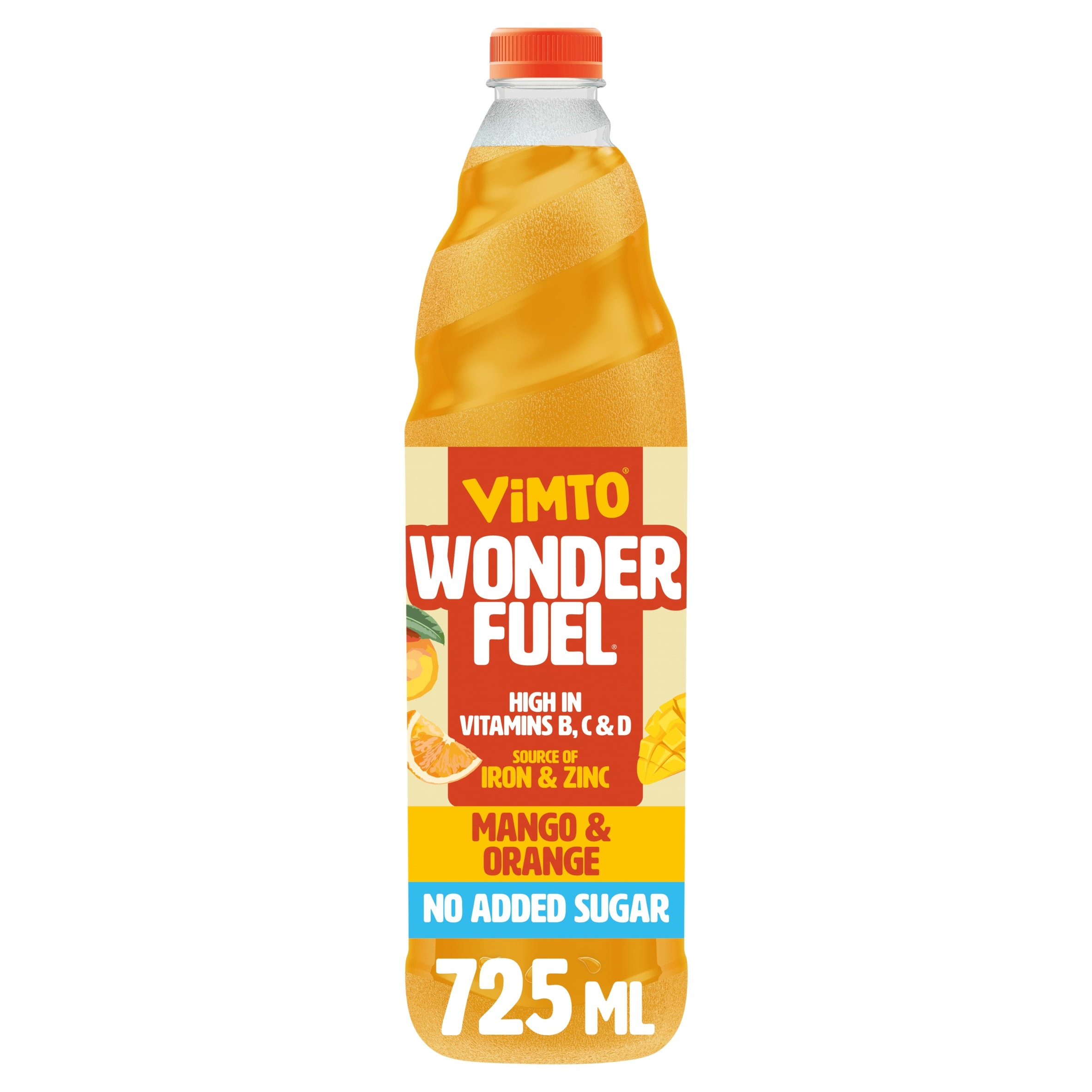 Vimto Wonderfuel Mango & Orange Squash 725ml