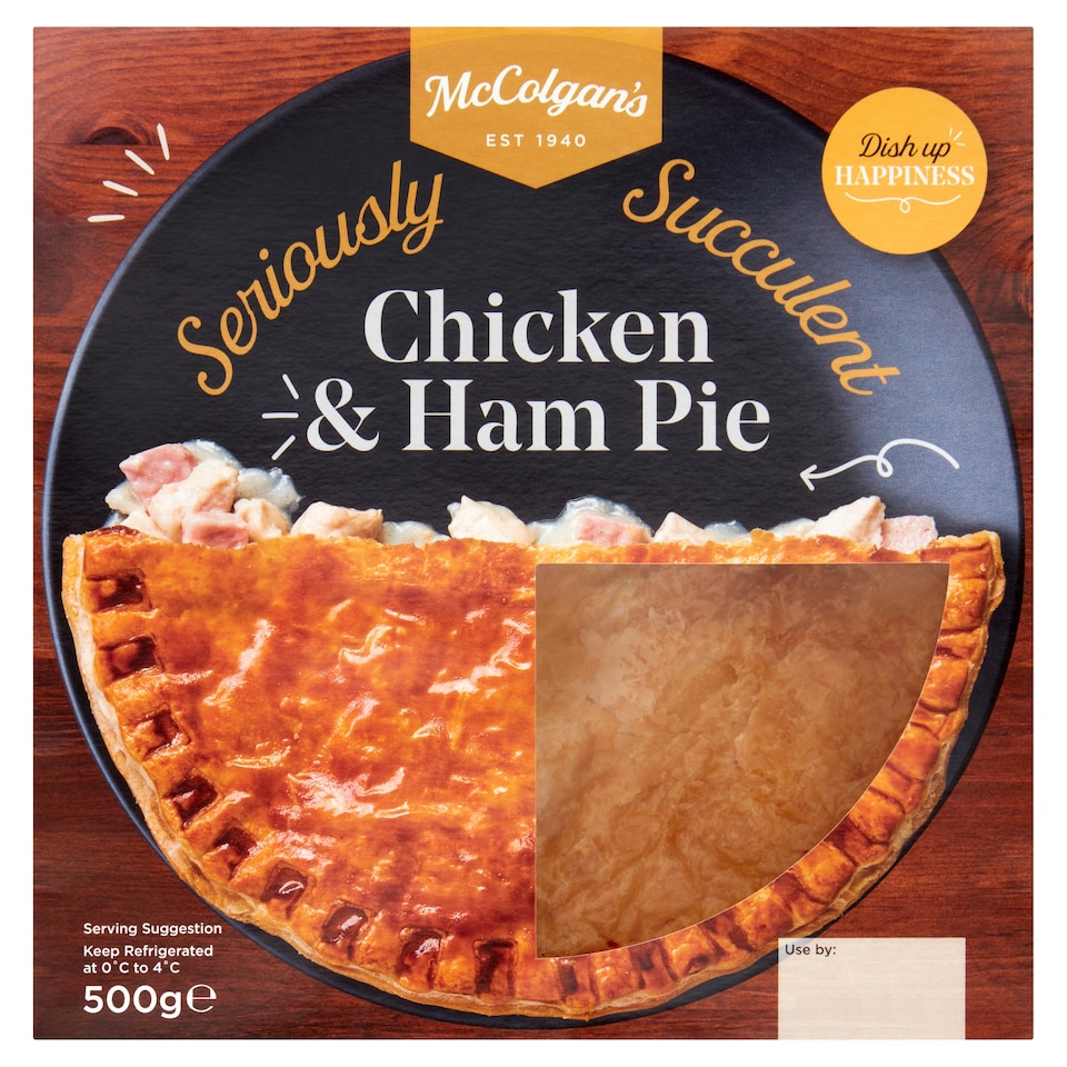 Mccolgans Chicken And Ham Pie 500G