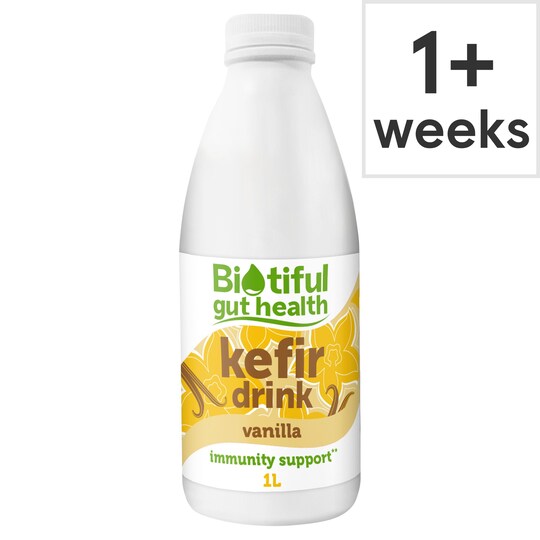Biotiful Gut Health Madagascan Vanilla Kefir 1L Tesco Groceries