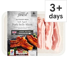 Tesco Finest British S/A Pork Belly Slices 500G