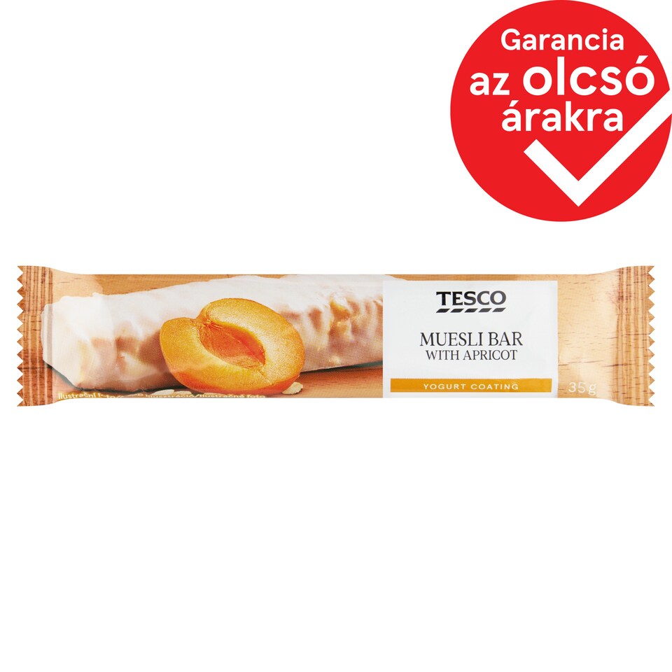 Tesco Muesli Bar with Apricot 35 g