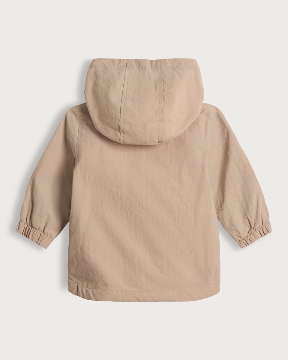 image 1 of F&F Baby Ready to Explore Shower Resistant Jacket in Neutral