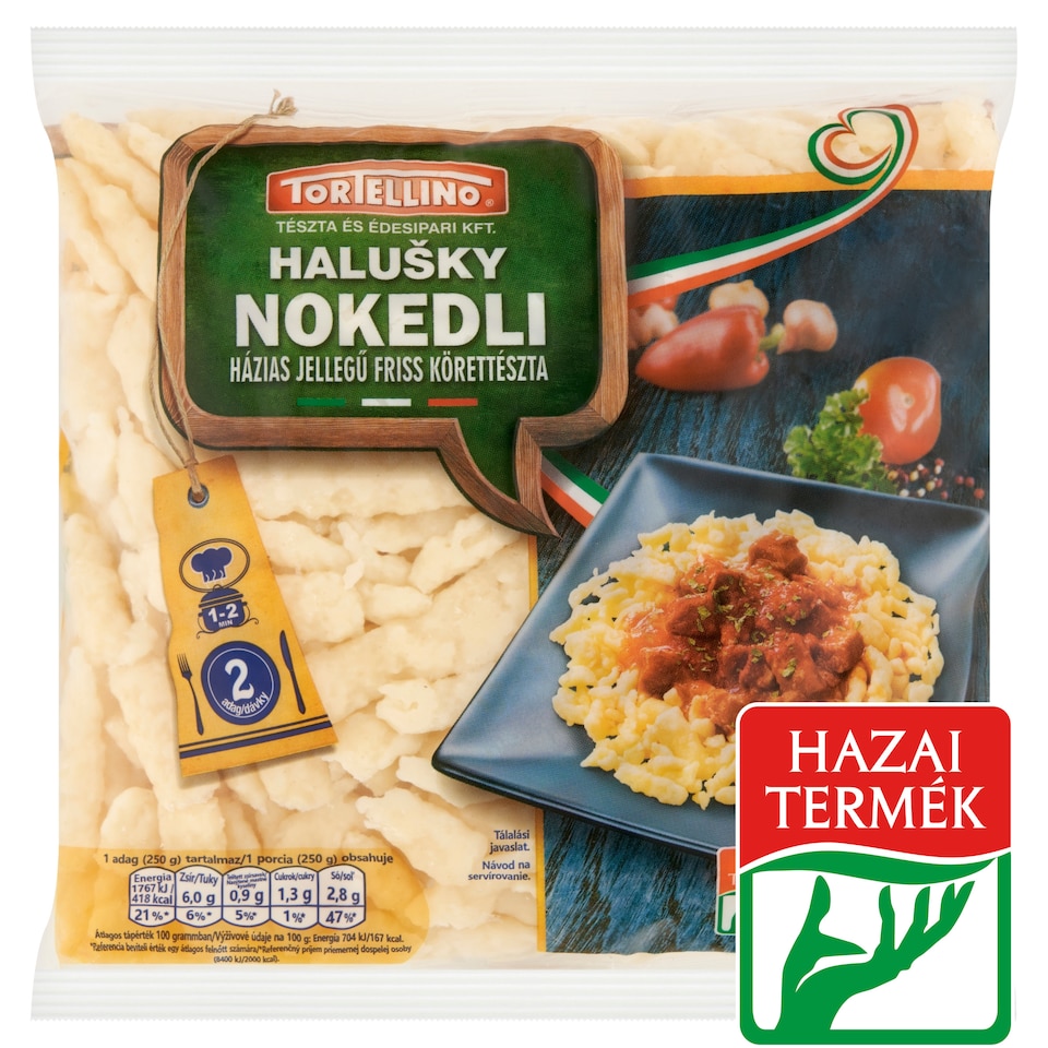 Tortellino nokedli házias jellegű friss körettészta 500 g