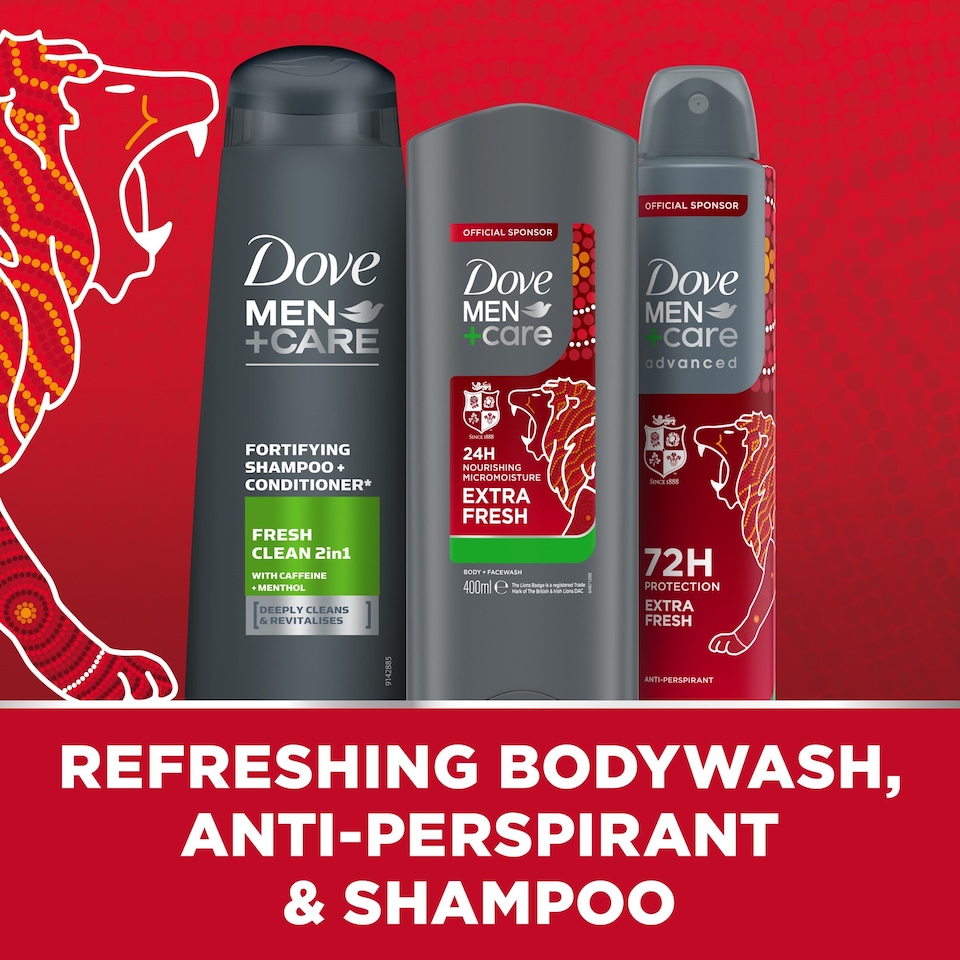 image 1 of Dove Men + Care Lions Washbag Collection Gift Set