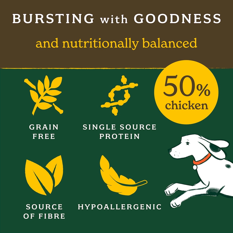 image 1 of Forthglade Lightly Baked Chicken Dry Dog Food 2kg