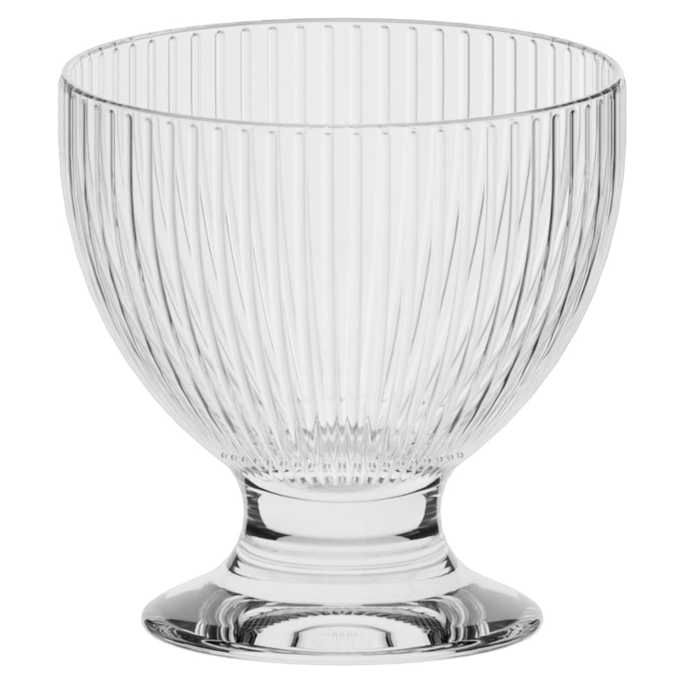 F&F Home Ribbed Glass sundae dish