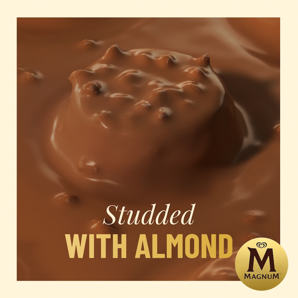 image 1 of Magnum Bonbon Salted Caramel & Almond Ice Cream Frozen Snack 204ml