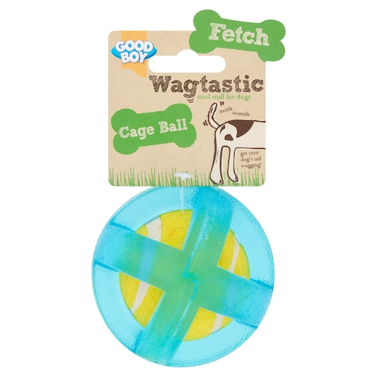 Good Boy Wagtastic Cage Ball Dog Toy Tesco Groceries