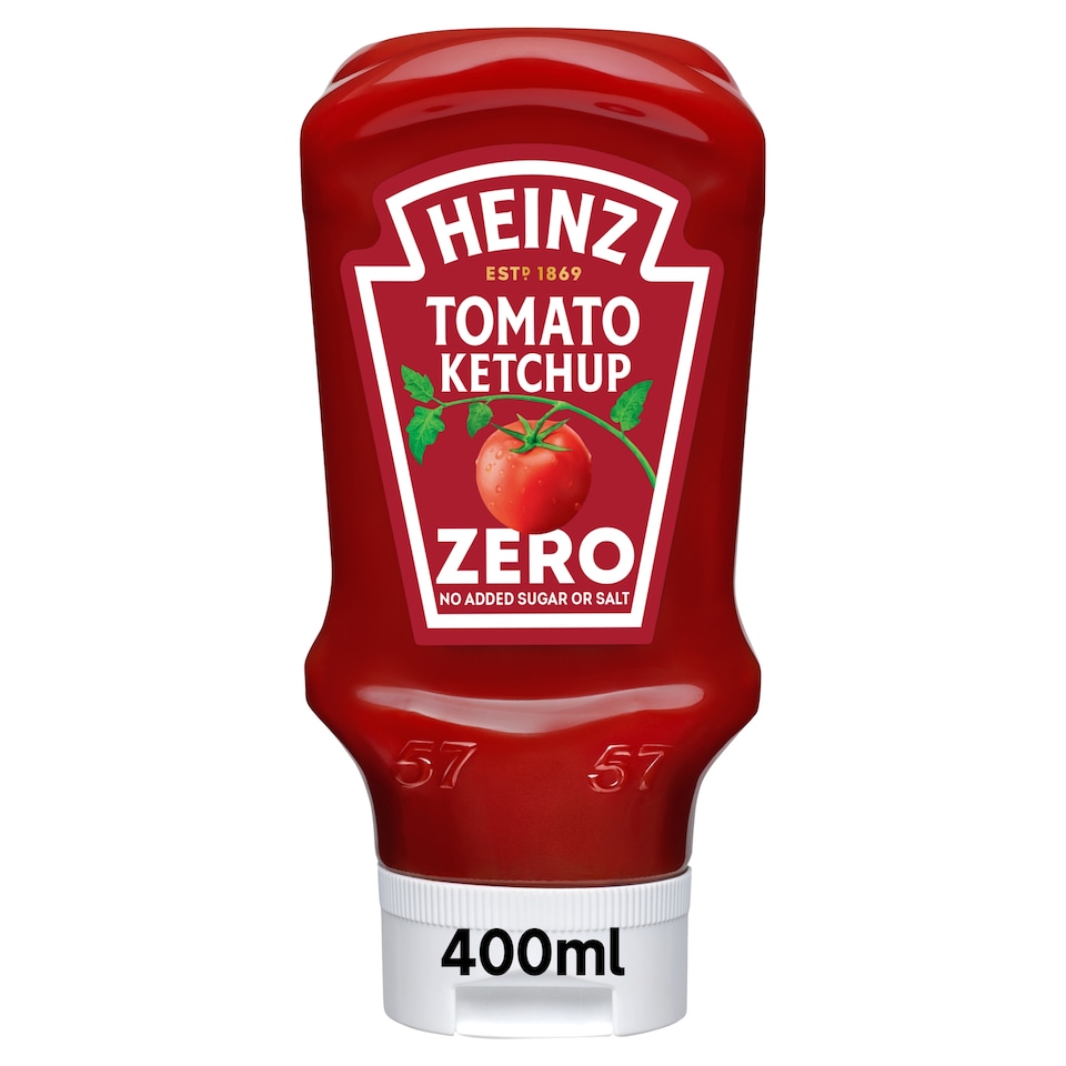 Heinz Tomato Ketchup Zero Added Sugar & Salt 425g