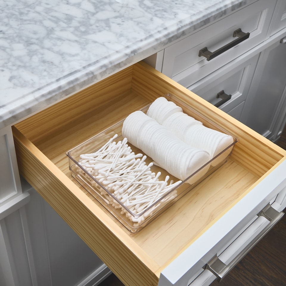 image 1 of Core Supply Clear Storage Bin Large Low