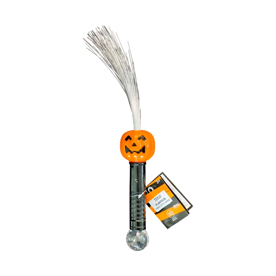 Tesco Halloween Fibre Optic Pumpkin Light Up Wand
