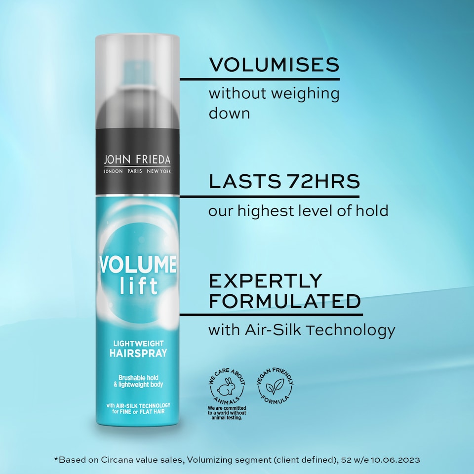 image 1 of John Frieda Luxurious Volume Forever Full Hair Spray 250Ml